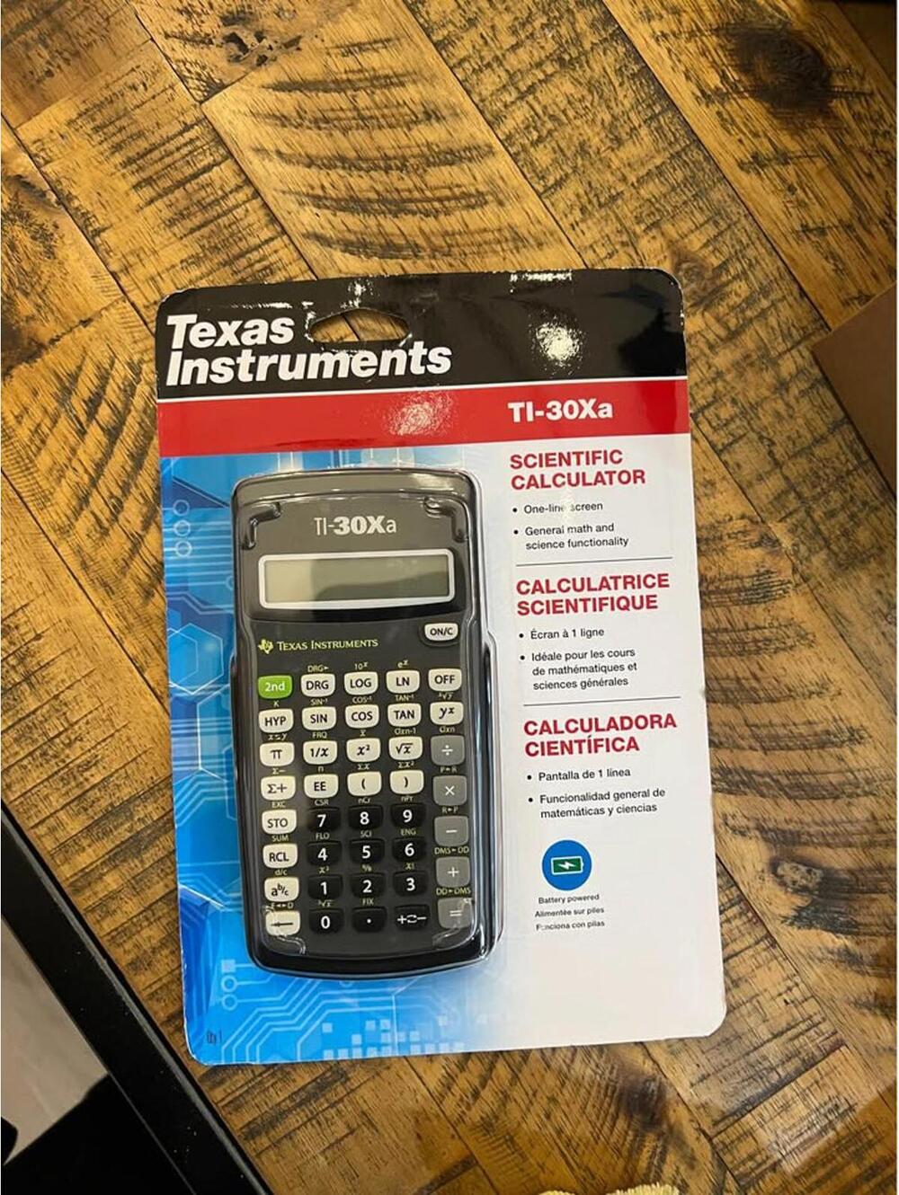 Scientific Calculator Texas Instruments TI-30Xa